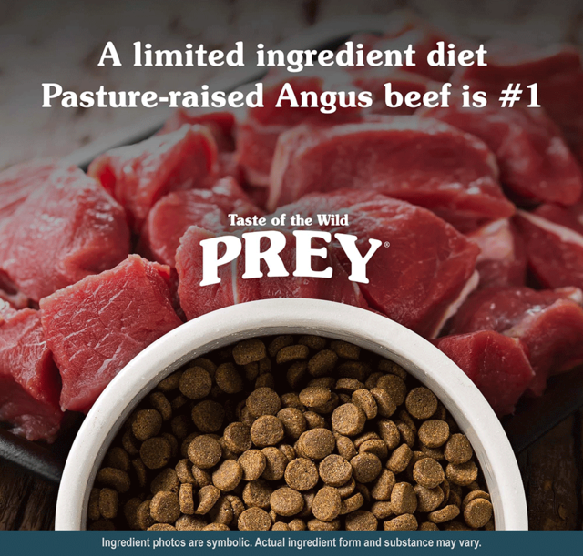 Taste of the Wild PREY Angus Beef Limited Ingredient Dry Dog Food - Product Image 1
