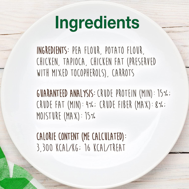 Nylabone Healthy Edibles Biscuits Chicken & Veggie Dog Treats - Product Image 2