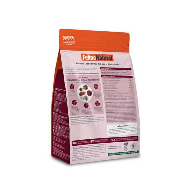 Feline Natural Lamb & Venison Feast Freeze Dried Cat Food - Product Image 6