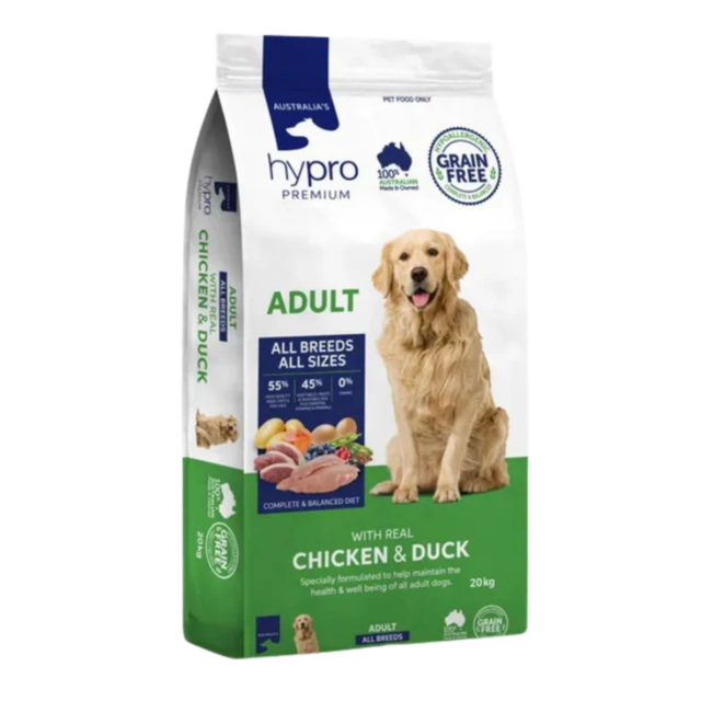 Hypro Premium Grain Free Adult Chicken & Duck Dry Dog Food - Product Image