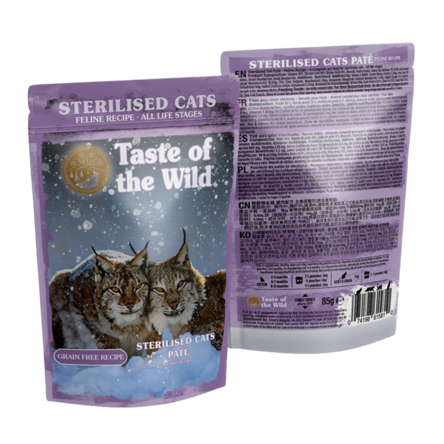 Taste of the Wild Indoor & Sterilised Chicken Pate Wet Cat Food - Product Image 1