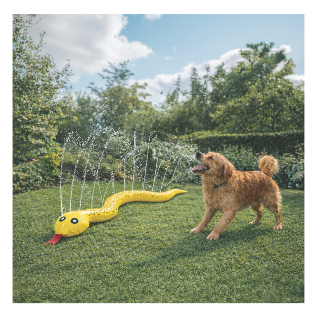 M-PETS Splash Snake Outdoor Dog Water Sprinkler - Product Image 2