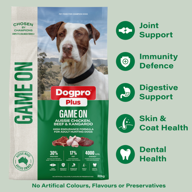 Dogpro Plus Adult Game On Aussie Chicken Beef & Kangaroo Dry Dog Food - Product Image 2