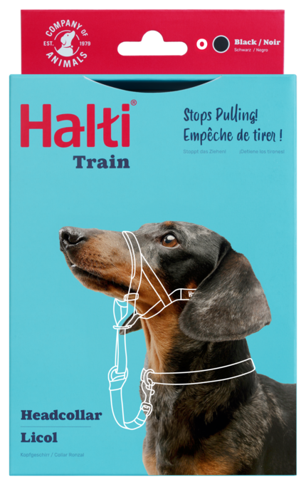 Halti Dog Head Collar Black - Product Image