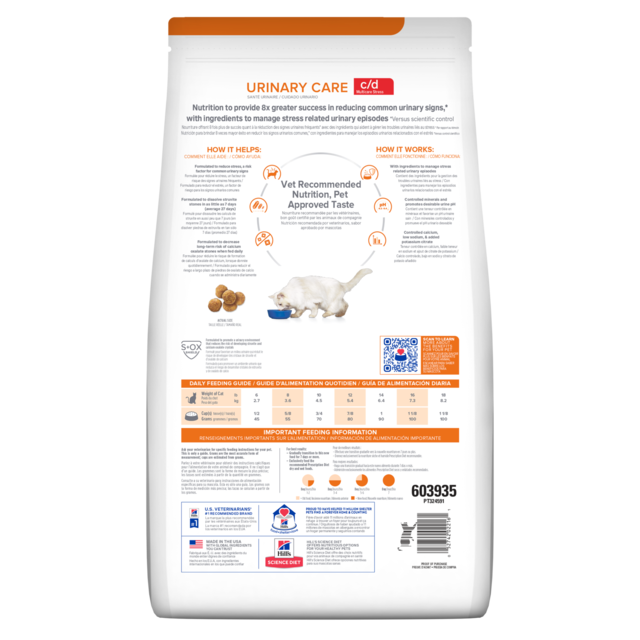 Hill's Prescription Diet c/d Multicare Stress Urinary Care Dry Cat Food - Product Image 1