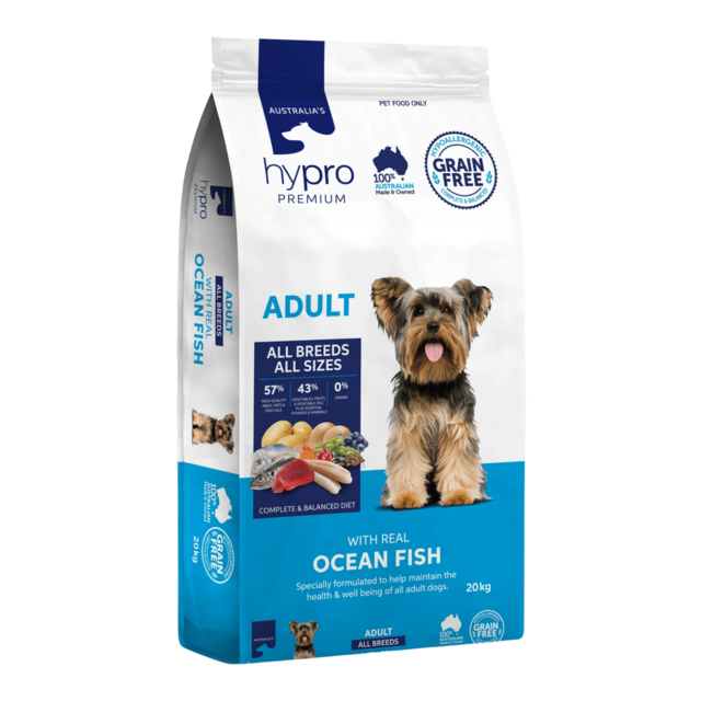 Hypro Premium Grain Free Adult Ocean Fish Dry Dog Food - Product Image