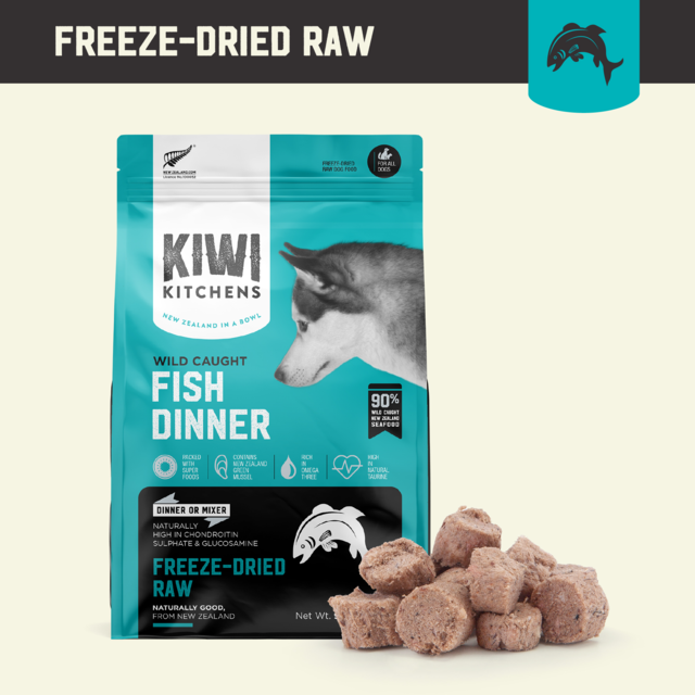 Kiwi Kitchens Fish Freeze Dried Dog Food - Product Image 1