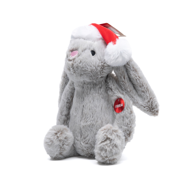 Winter Paws Christmas Bunny Dog Plush Toy - Product Image 1