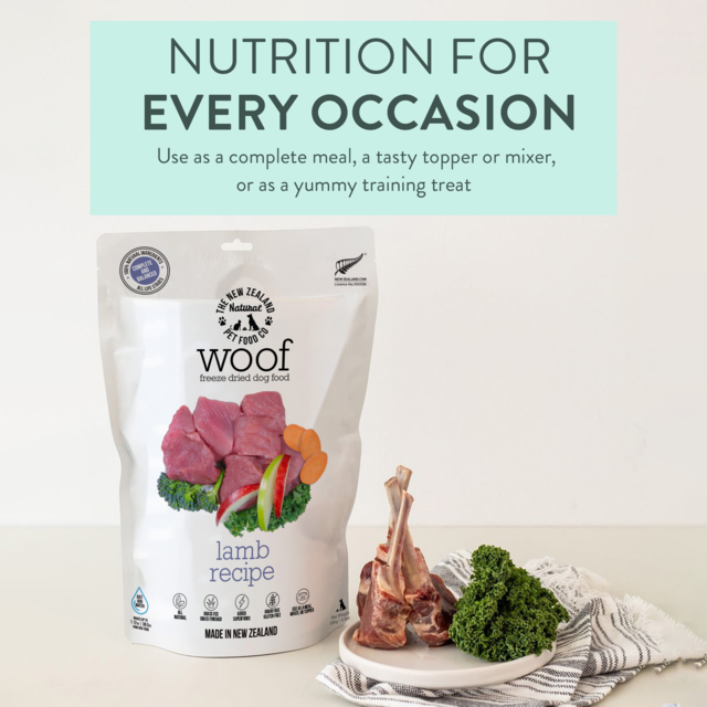 The NZ Natural Pet Food Co WOOF Lamb Freeze Dried Dog Food - Product Image 5