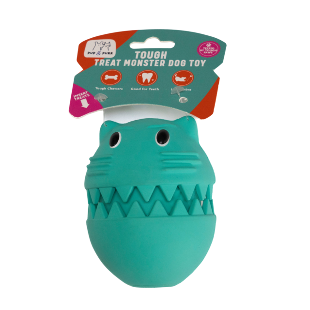 Pup & Purr Treat Monster Tough Dog Toy - Product Image
