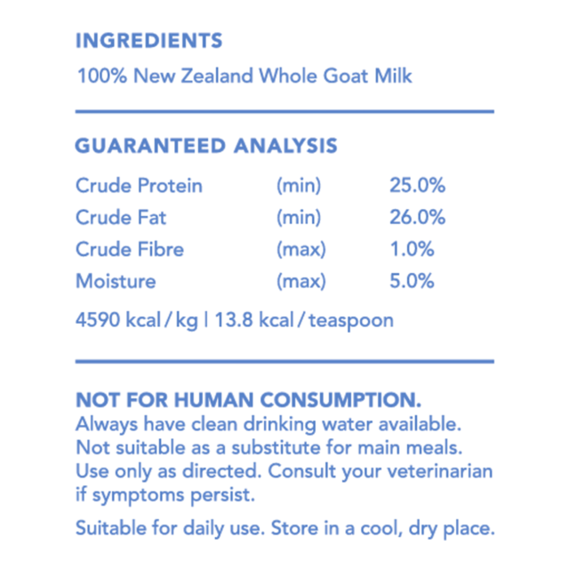 Tandem Cat & Dog Whole Goat Milk Powder Super Food - Product Image 2