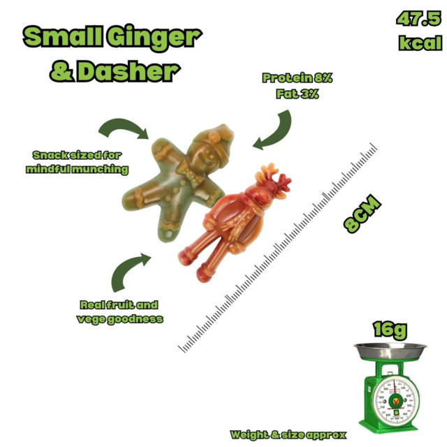 Mak's Patch Reindeer & Gingerbread Man Dog Treats - Product Image 1