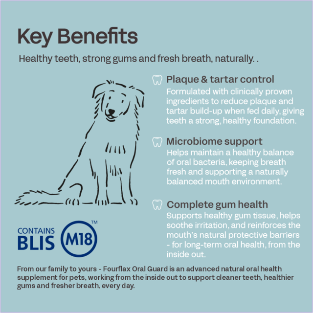 Fourflax Oral Guard Probiotic for Dogs - Product Image 1