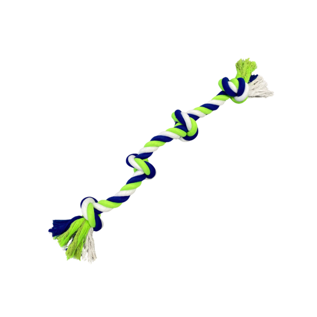 Pup & Purr Fantastic Four Knot Rope Dog Toy - Product Image 1