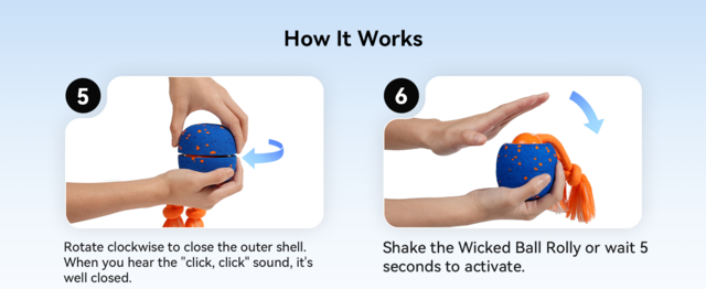 Cheerble  Wicked Ball Rolly Smart Dog Toy - Product Image 9
