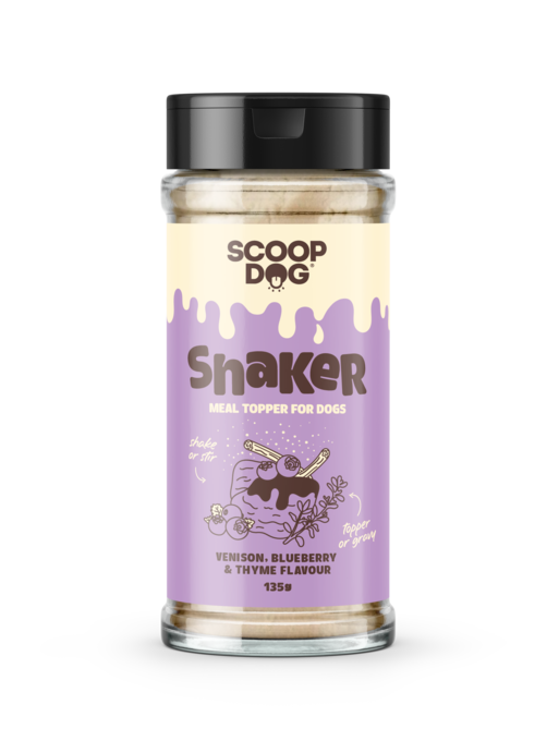 Scoop Dog Shaker Venison Blueberry Thyme Dog Meal Topper & Gravy - Product Image