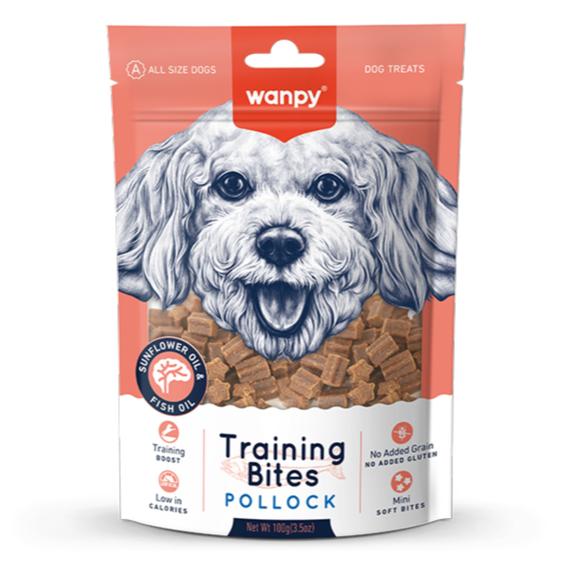 Wanpy Training Bites Pollock Dog Treats - Product Image