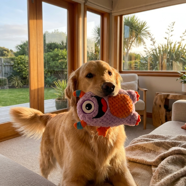PLAY Monster Plush Dog Toy - Product Image 1