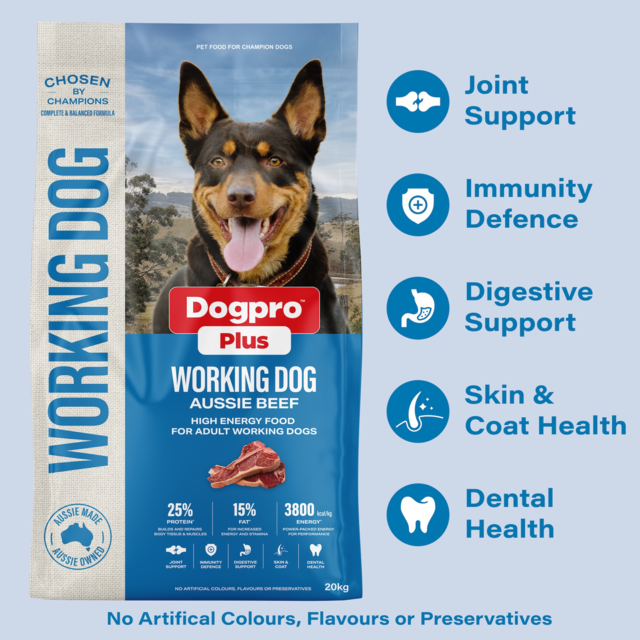 Dogpro Plus Adult Working Dog Aussie Beef Dry Dog Food - Product Image 2