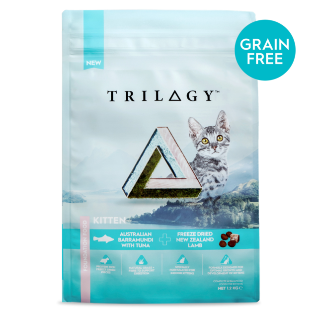 Trilogy Grain Free Barramundi with Tuna & Freeze Dried Lamb Kitten Dry Cat Food - Product Image 12
