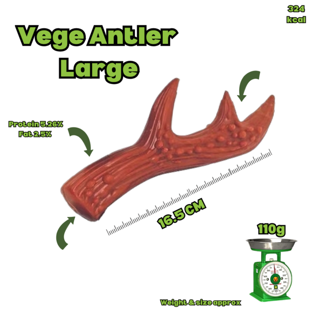 Mak's Patch Mixed Vegetable Antler Dog Treats - Product Image 2