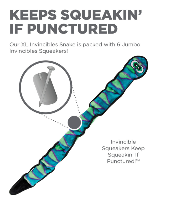 Outward Hound Durablez  Snake Dog Toy - Product Image 2