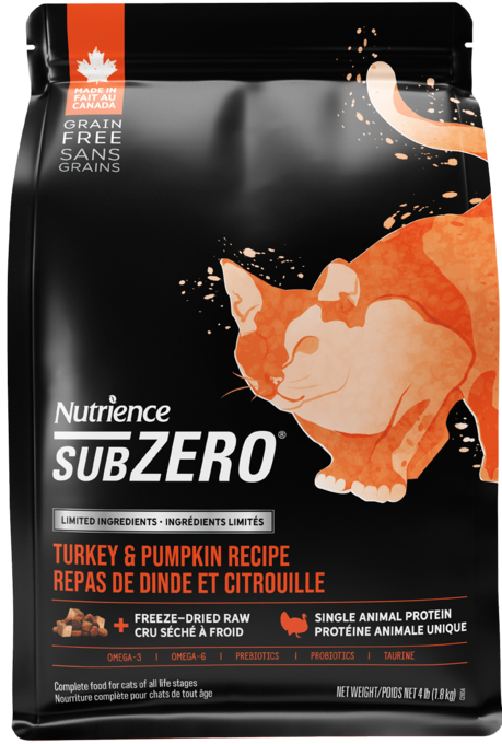 Nutrience SubZero Limited Ingredient Turkey & Pumpkin Dry Cat Food - Product Image