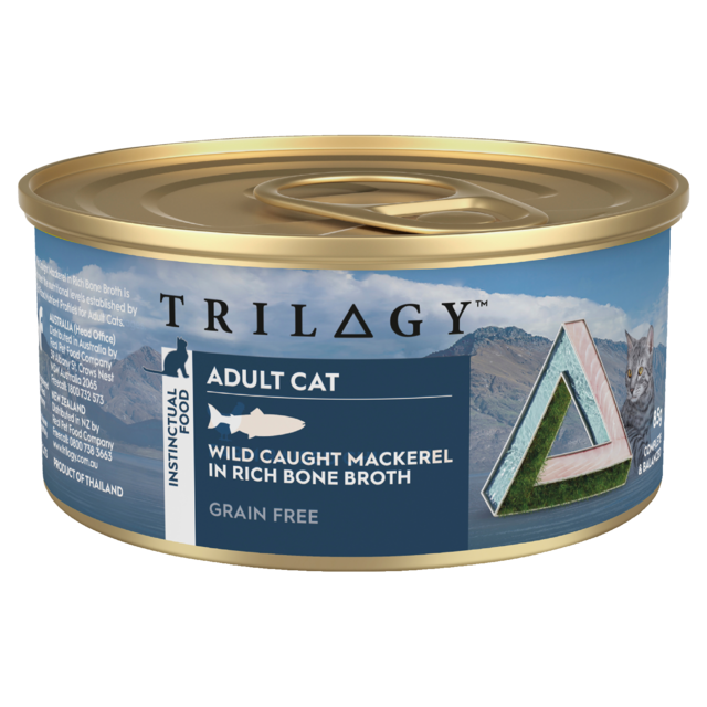 Trilogy Mackerel in Bone Broth Adult Wet Cat Food - Product Image