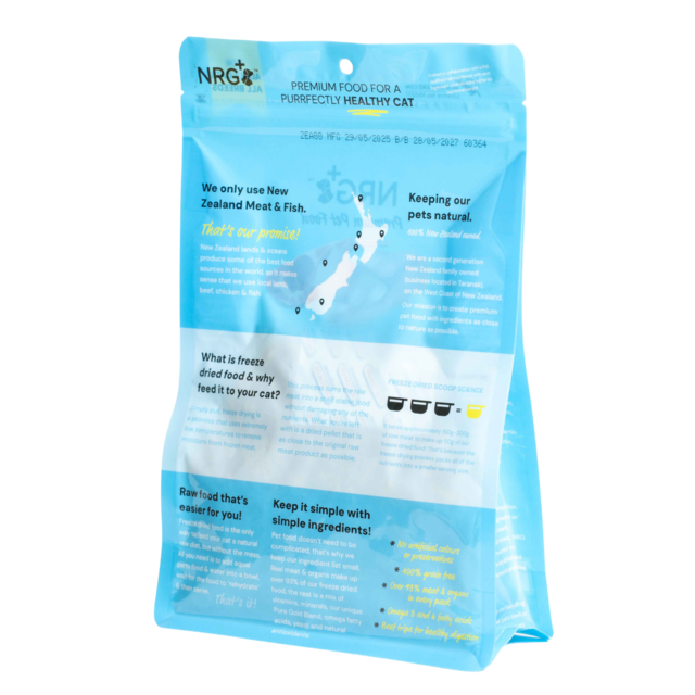 NRG+ Pure Gold Blend Fish & Lamb Freeze Dried Cat Food - Product Image 5
