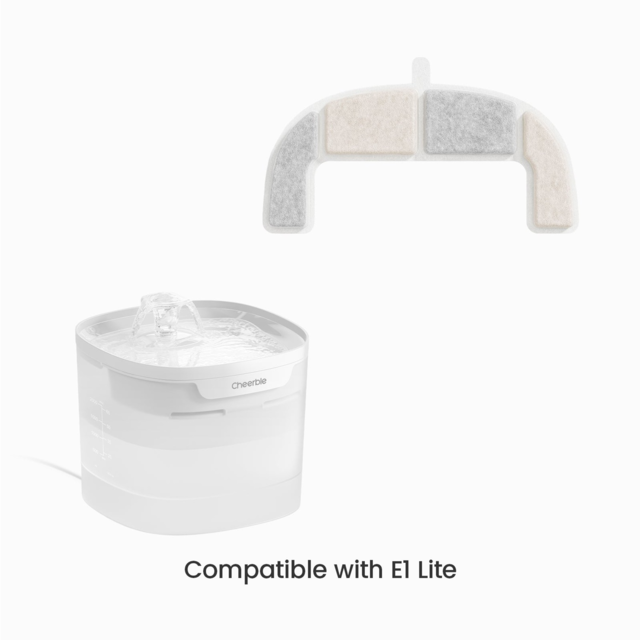Cheerble E1 Lite Cat and Dog Water Fountain Replacement Filters - Product Image 1