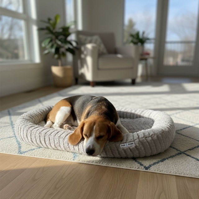 Pup & Purr Huxley Cat and Dog Plush Bed - Product Image 3