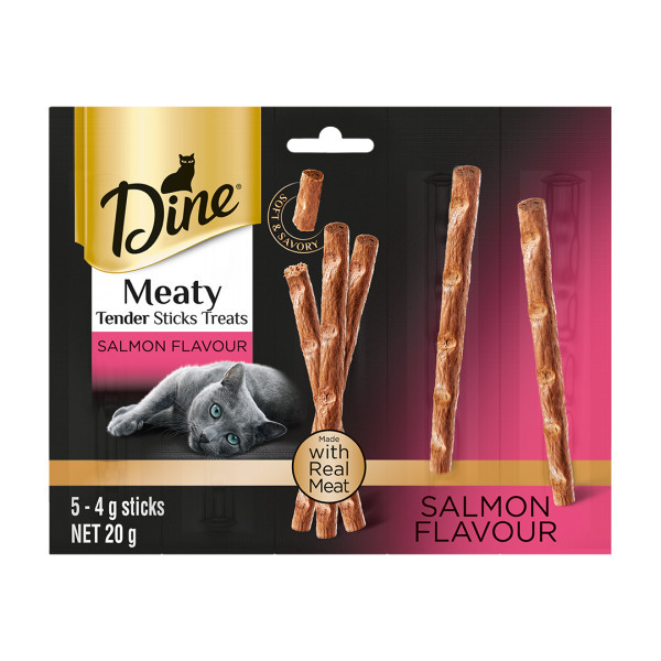 Dine Meaty Tender Sticks Salmon Cat Treats - Product Image 6