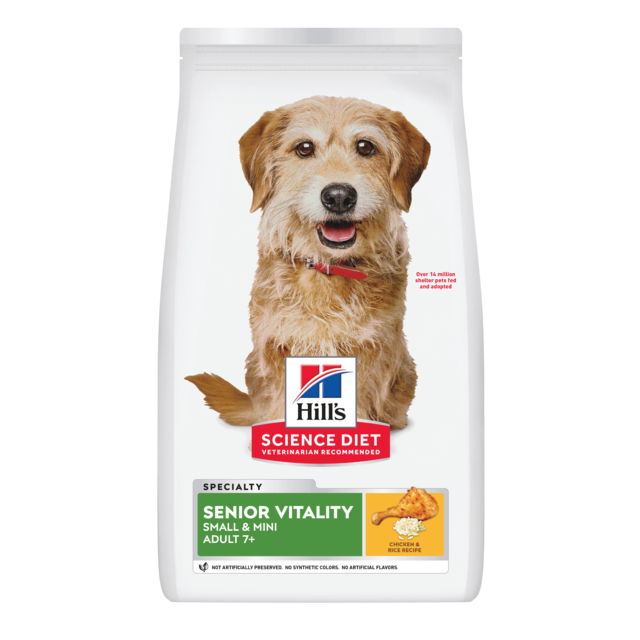 Hill's Science Diet Adult 7+ Senior Vitality Small & Mini Senior Dry Dog Food - Product Image