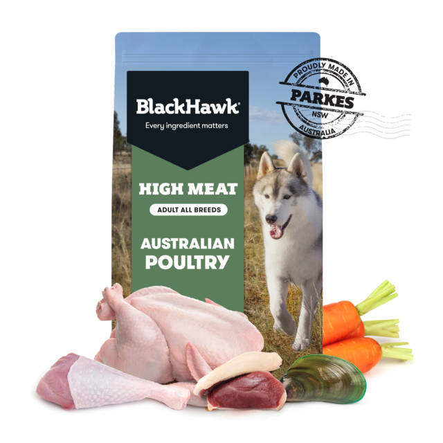 Black Hawk High Meat Australian Poultry Recipe Dry Dog Food - Product Image