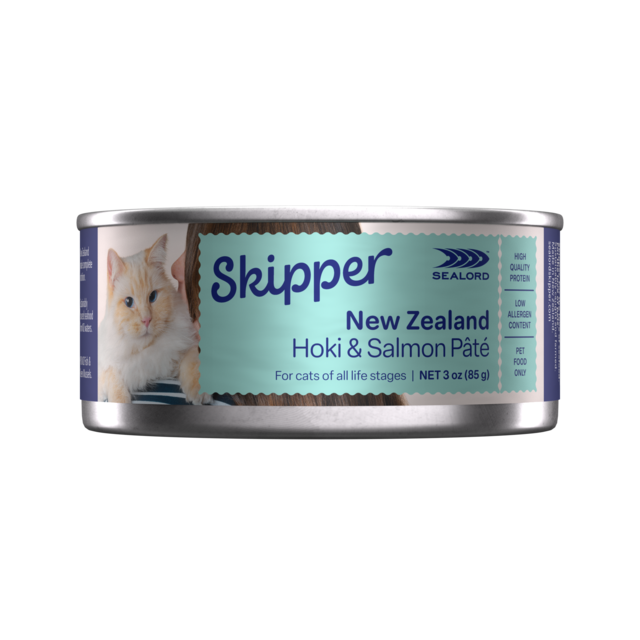 Sealord Skipper Hoki & Salmon Pate Wet Cat Food - Product Image 2