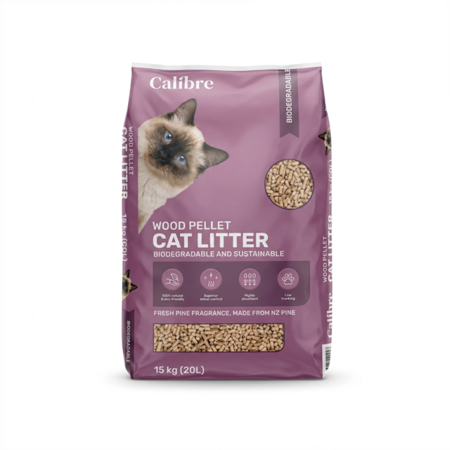 Calibre Wood Pellet Cat Litter  - Product Image