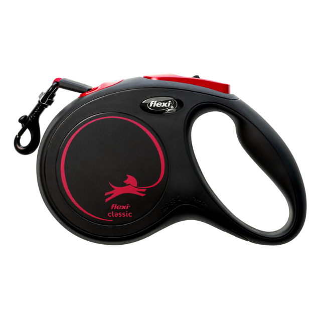 Flexi Classic Black Fire Retractable Dog Lead - Product Image 1