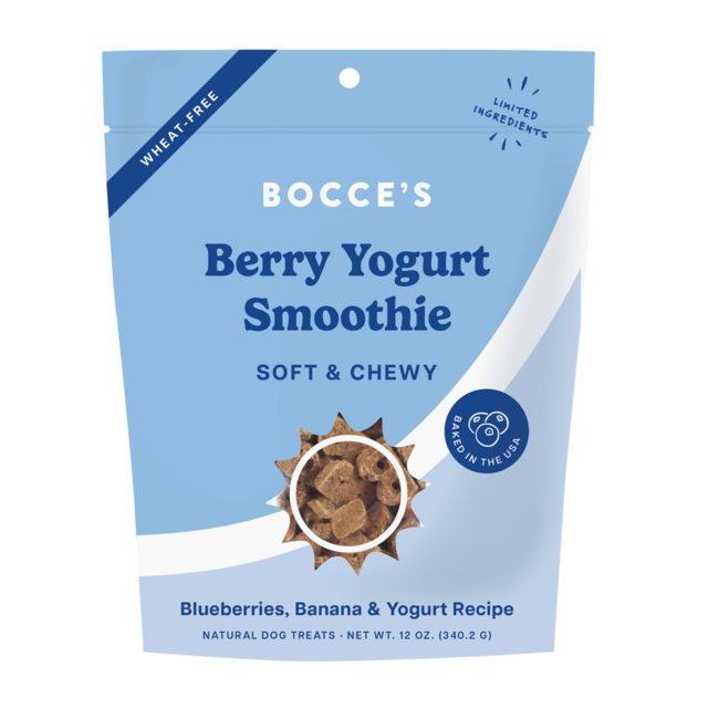 Bocce's Berry Yogurt Smoothie Soft & Chewy Dog Treats - Product Image