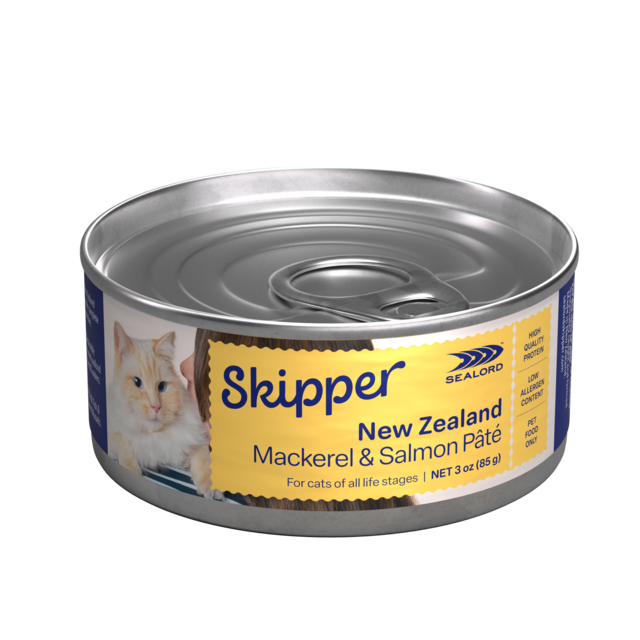 Sealord Skipper Mackerel & Salmon Pate Wet Cat Food - Product Image 1