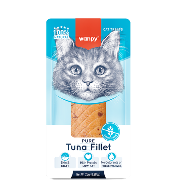 Wanpy Pure Tuna Fillet Treat For Cats - Product Image