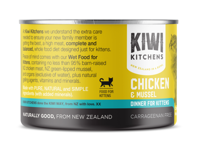 Kiwi Kitchens Chicken & Mussel Kitten Wet Cat Food - Product Image 19