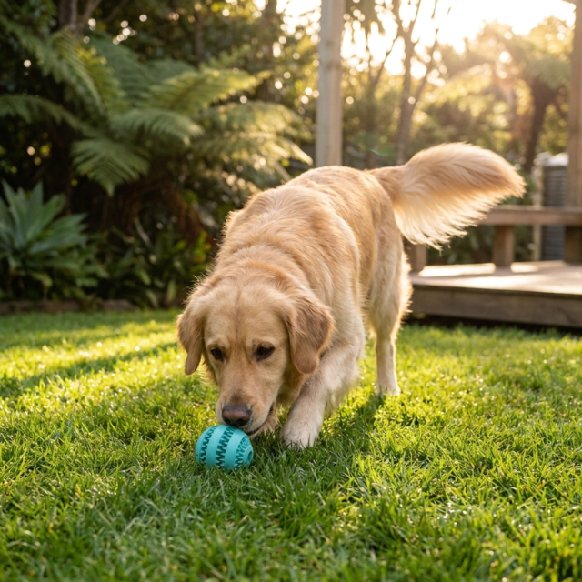 Pup & Purr Interactive Treat Ball Dog Toy - Product Image 2