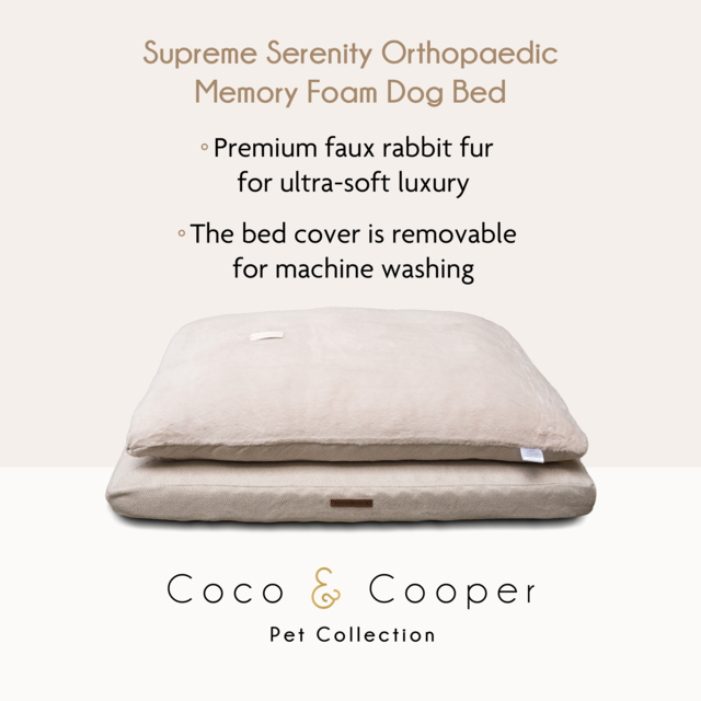 Coco & Cooper Supreme Serenity Orthopaedic Memory Foam Dog Bed - Product Image 5