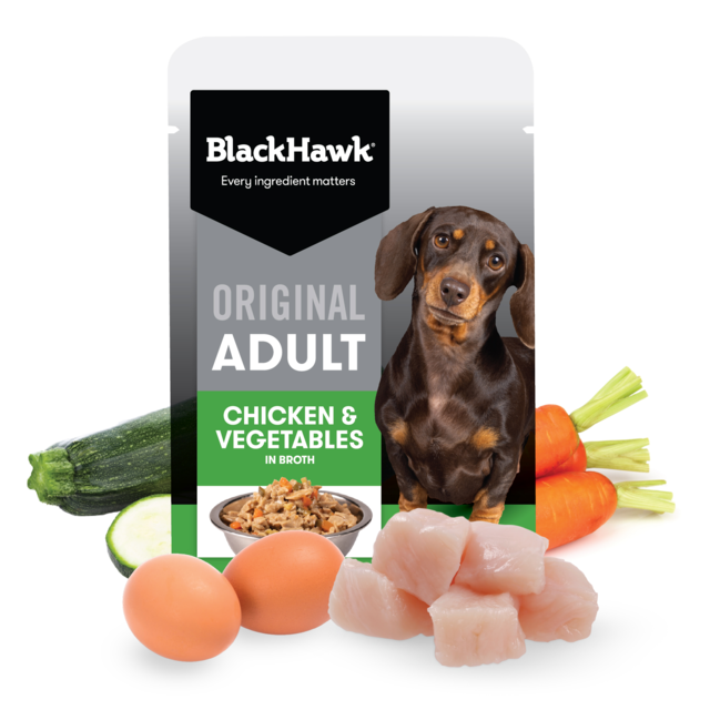 Black Hawk Original Adult Chicken & Vegetables Wet Dog Food - Product Image