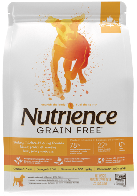 Nutrience Grain Free Turkey Chicken & Herring Dry Dog Food - Product Image