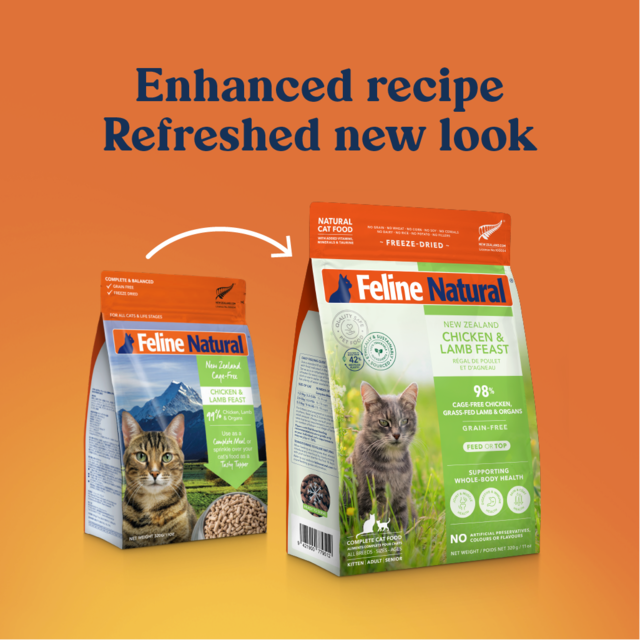 Feline Natural Chicken & Lamb Feast Freeze Dried Cat Food - Product Image