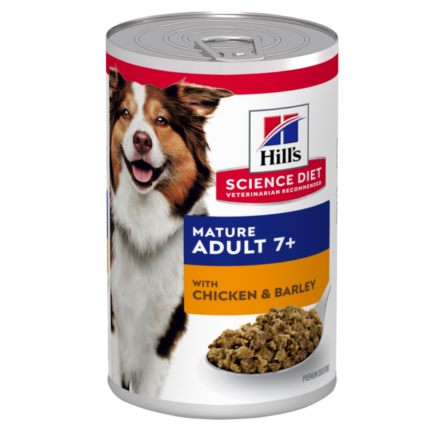 Hill's Science Diet Adult 7+ with Chicken & Barley Canned Wet Dog Food