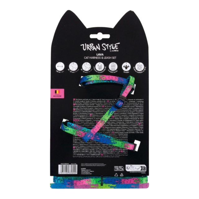 M-PETS Urban Lava Cat Harness and Leash Set - Product Image 8