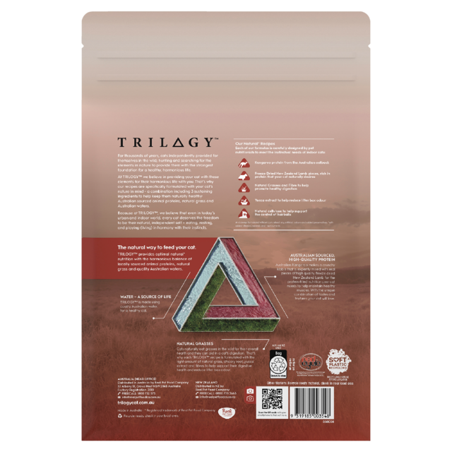 Trilogy Grain Free Kangaroo & Freeze Dried Lamb Adult Dry Cat Food - Product Image 2