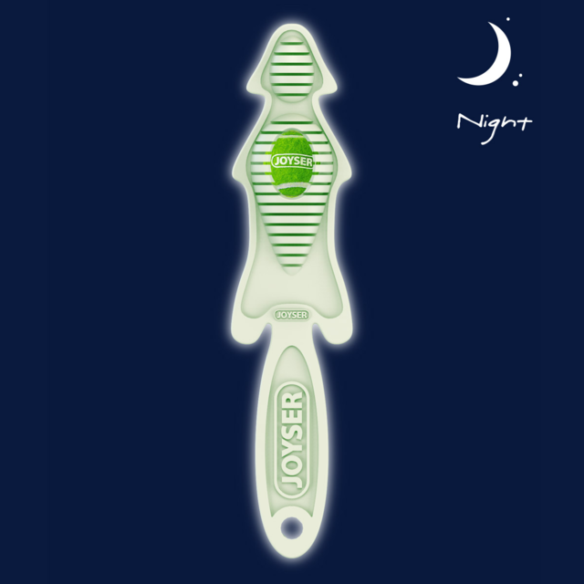 JOYSER Slimmy Glow in the Dark Rubber Fox Dog Toy - Product Image 2